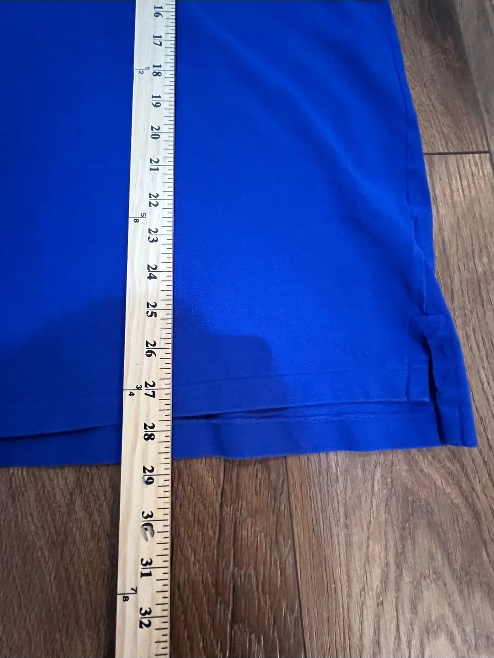 Polo Ralph Lauren Mens 2XB Blue Pique Cotton Classic Fit Short Sleeve Polo Shirt